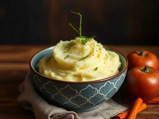 Egg Substitute smushed potato