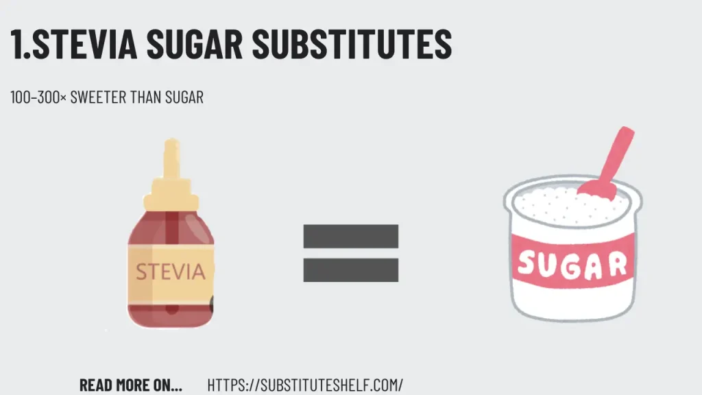 Stevia Sugar Substitutes