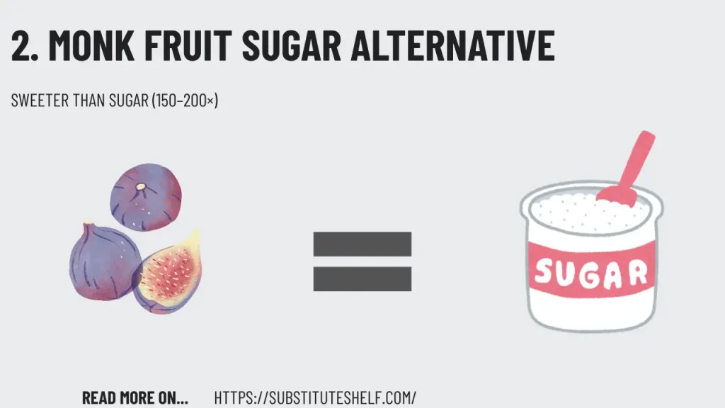 Monk Fruit Sugar Alternative