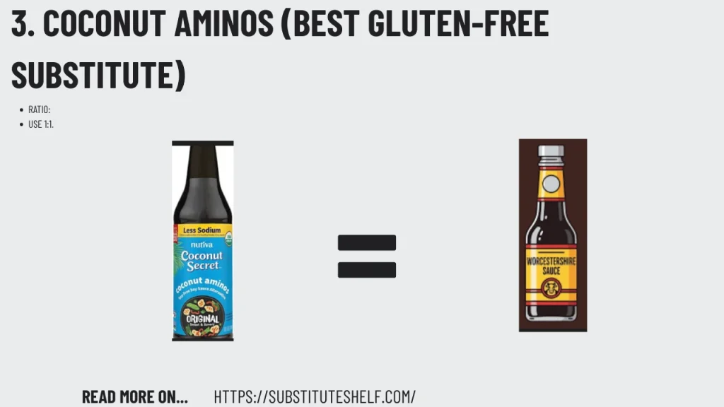 GLUTEN-FREE SUBSTITUTES FOR WORCESTERSHIRE SAUCE