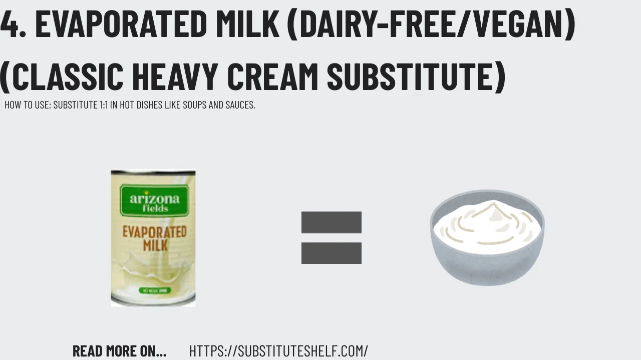 4. Evaporated Milk