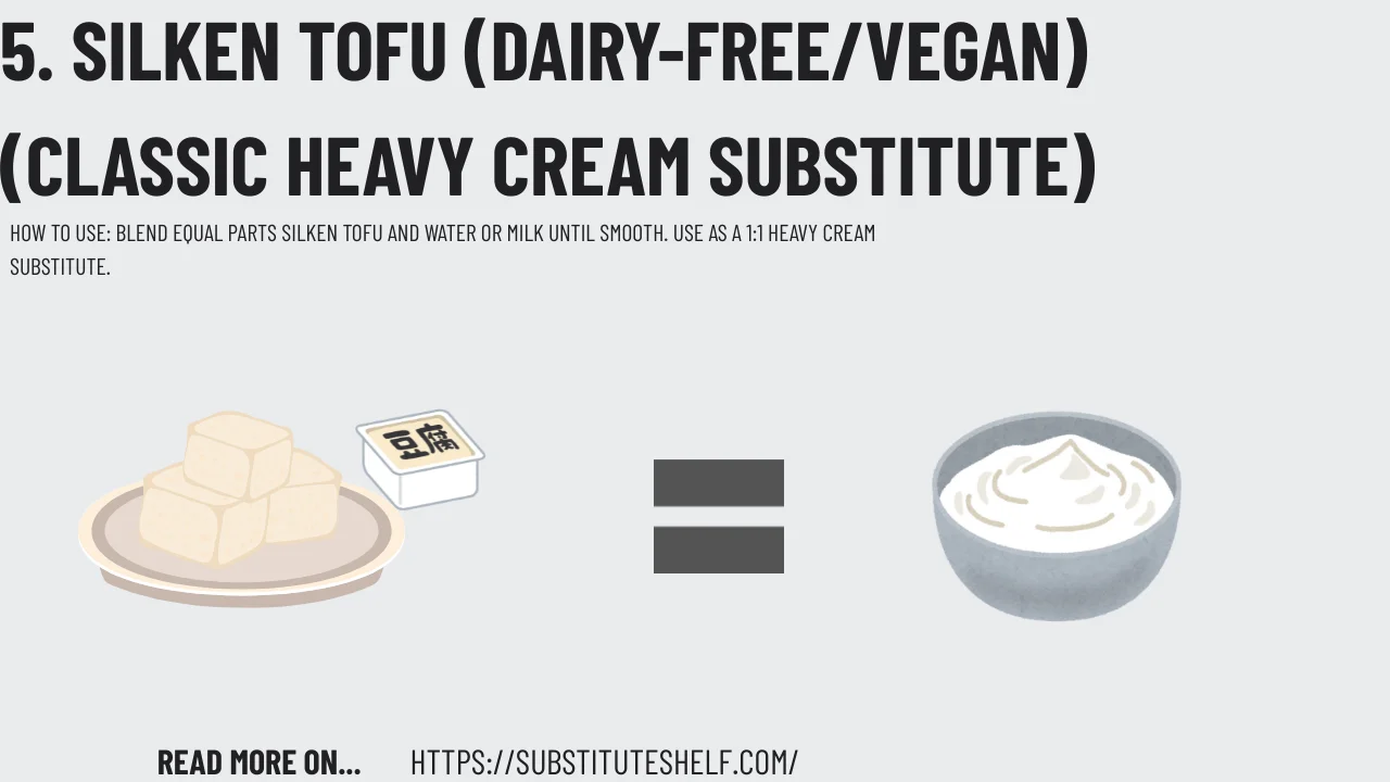 Heavy Cream Substitute vagan sauces