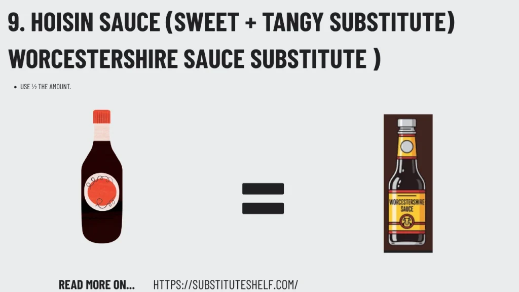 9. Hoisin Sauce (Sweet + Tangy Substitute)