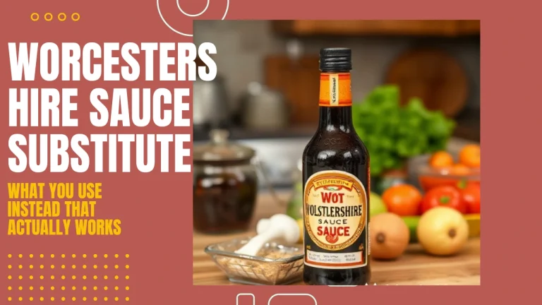 Worcestershire Sauce substitute
