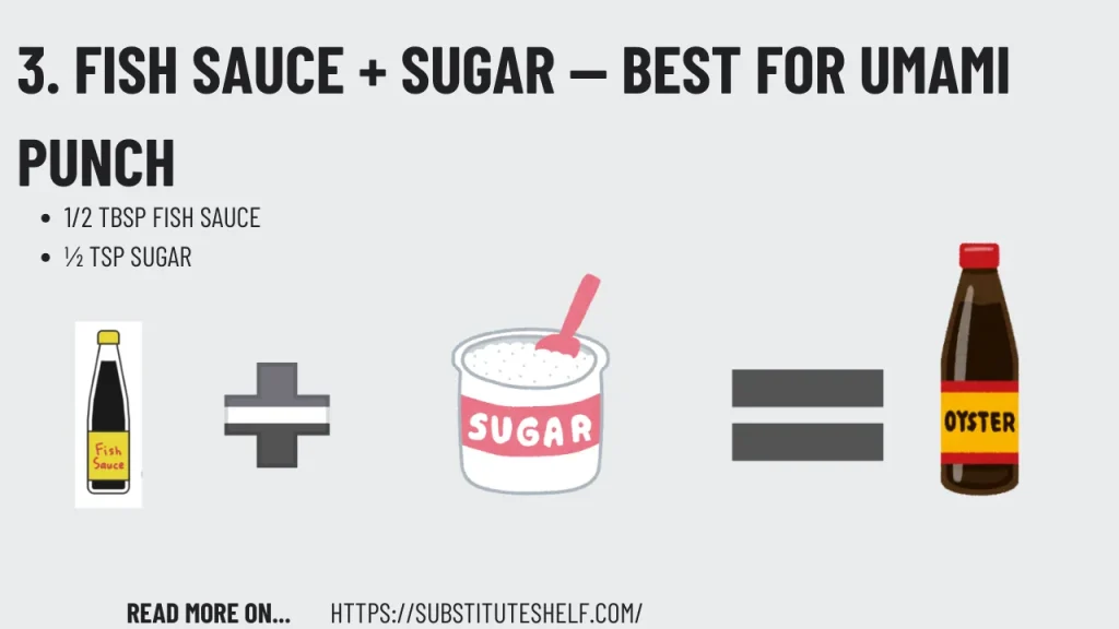 3. Fish Sauce + Sugar — Best for Umami Punch
