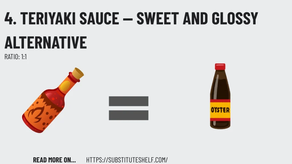 4. Teriyaki Sauce — Sweet and Glossy Alternative
