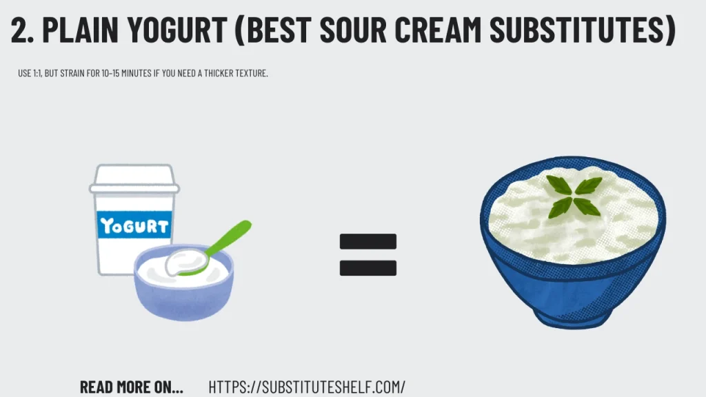2. Plain Yogurt (Regular Yogurt)