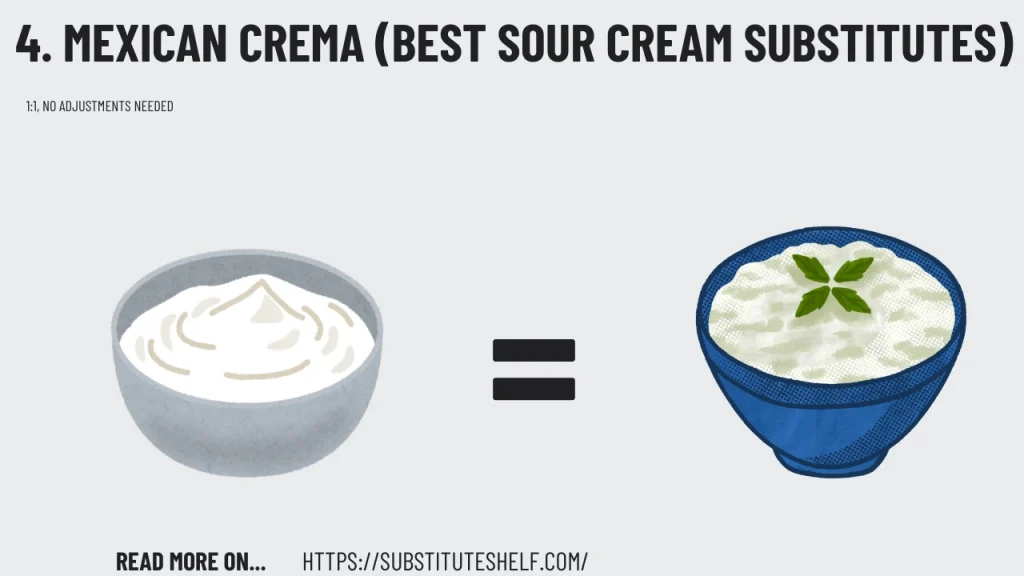 4. Mexican Crema