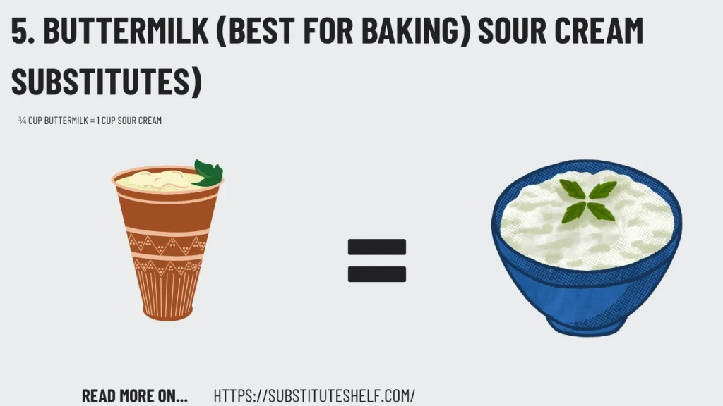 5. Buttermilk (Best for Baking)