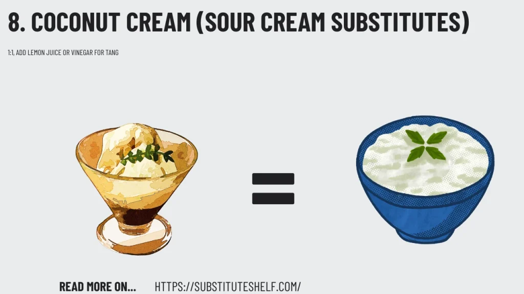 8. Coconut Cream