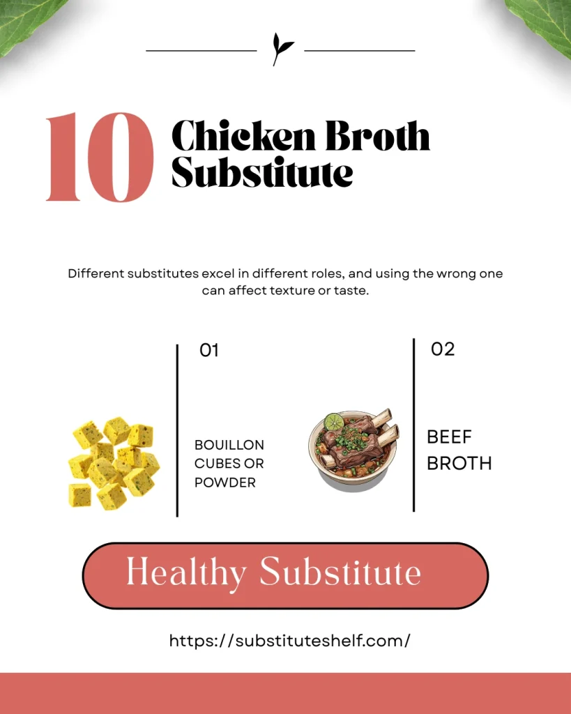 Best Chicken Broth Substitutes (Ranked)