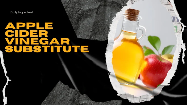 Apple Cider Vinegar Substitute