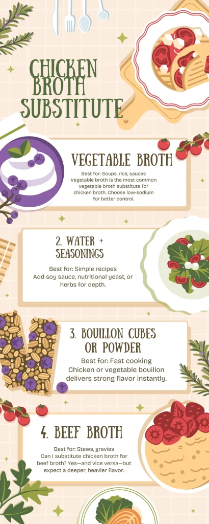 Chicken Broth Substitutes