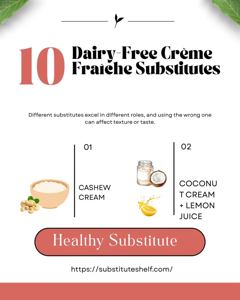 Dairy-Free Crème Fraîche Substitutes