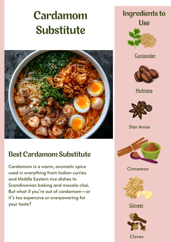 Cardamom Substitute
