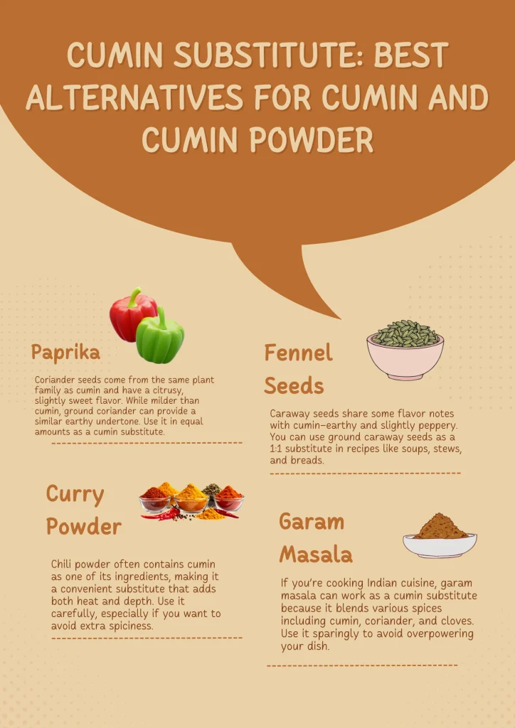Top Substitutes for Cumin and Cumin Powder